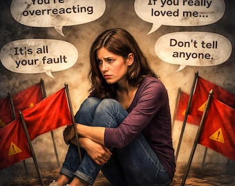 Werkblad zelfcontrole gaslighting: rode vlaggen relatie, herstel zelfvertrouwen (digitale download)