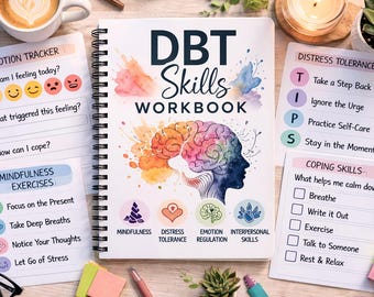 Kit de herramientas y hojas de trabajo para el desarrollo de habilidades de afrontamiento en la terapia dialéctica conductual (DBT)