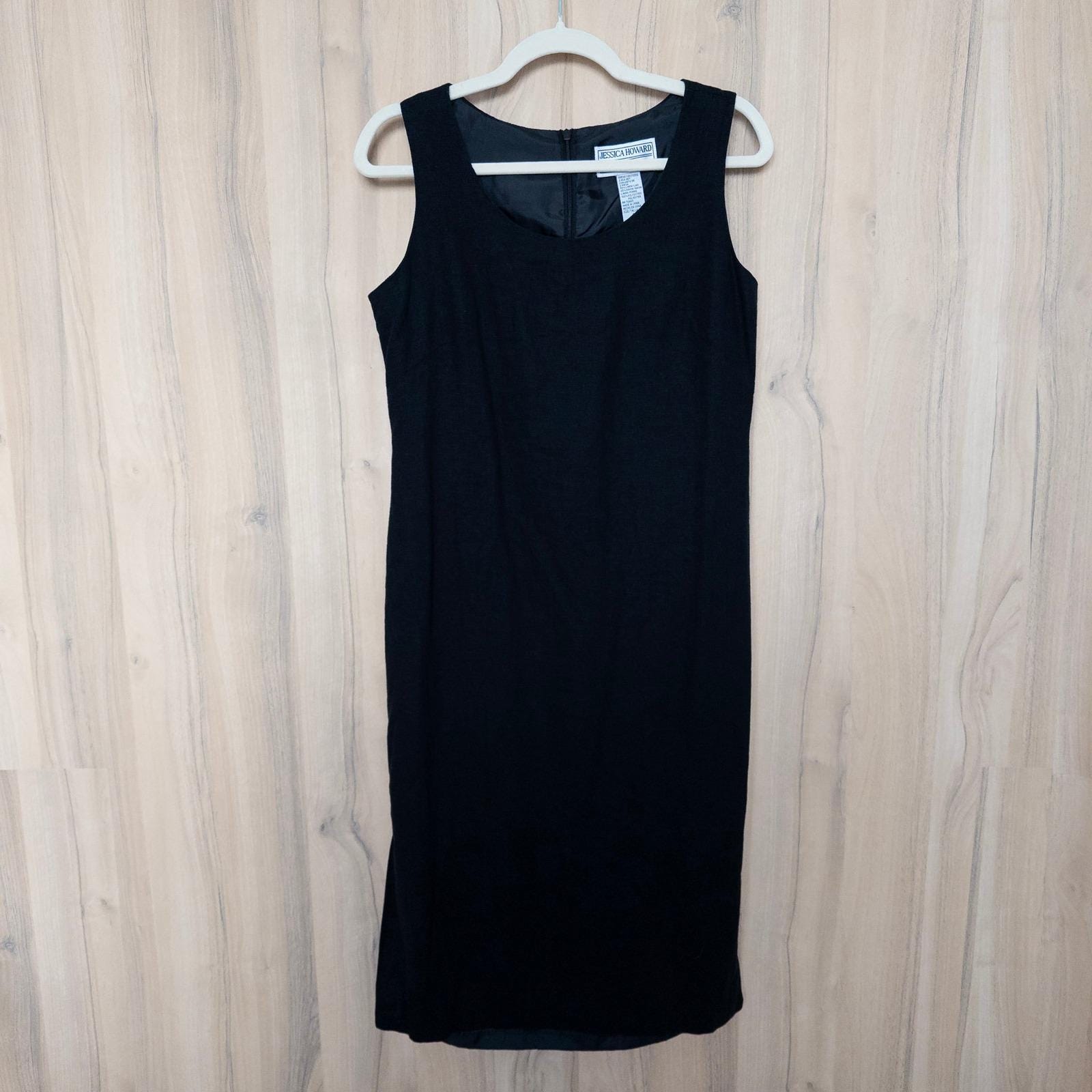 knee length dresses for ladies Jessica Howard Pink Linen Sheath Dress 12P  ReThreads.shop