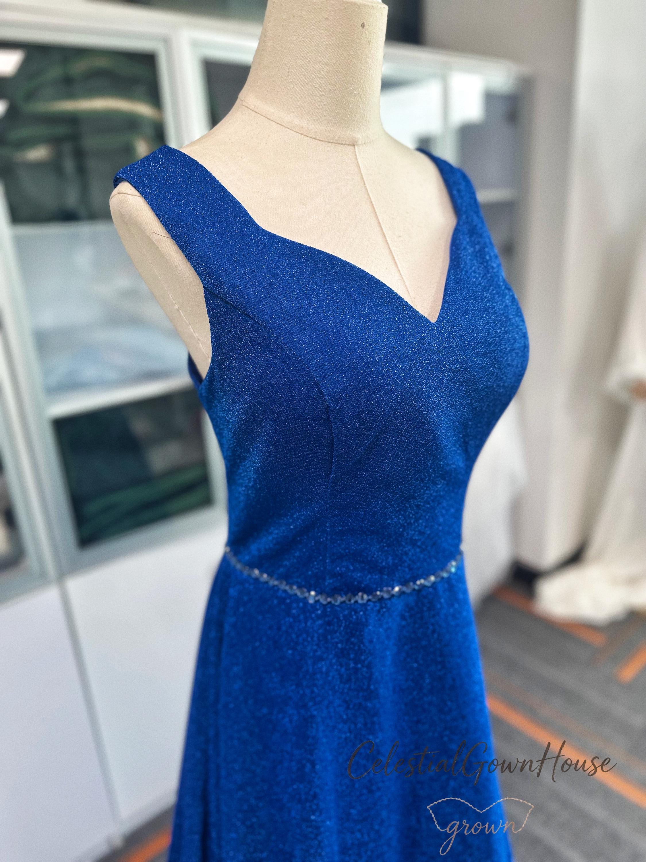 Dark Blue Fantasy Dress - Etsy