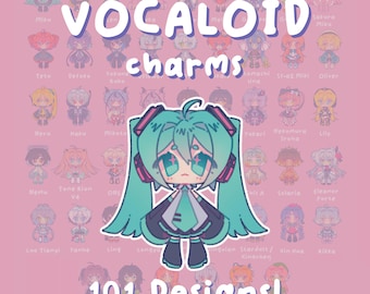 Vocal Synth - Acrylic Charms/Keychains (Read Description)