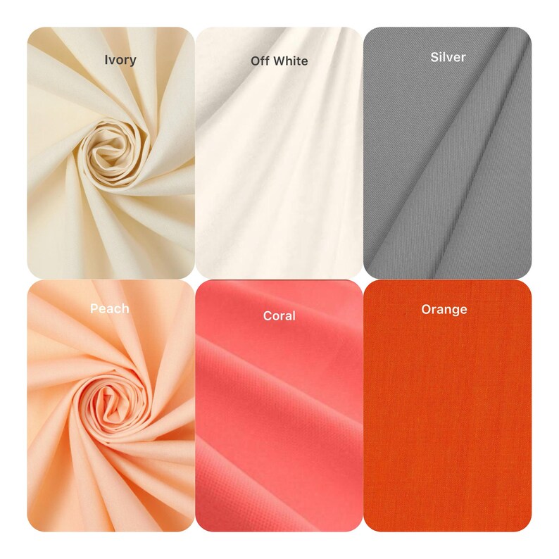 60” Poly Cotton Broadcloth Fabric by the yard image 11