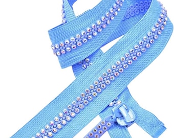 Diamond Zippers -24 inches /60 cm