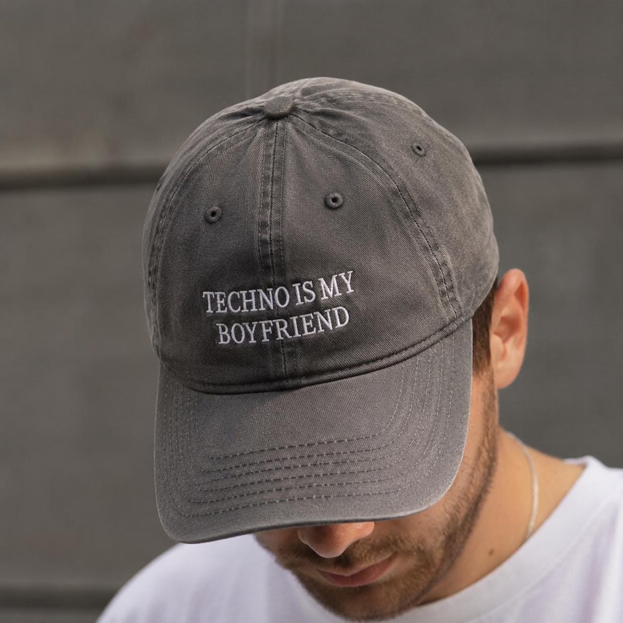 Techno is My Boyfriend Cap - Etsy