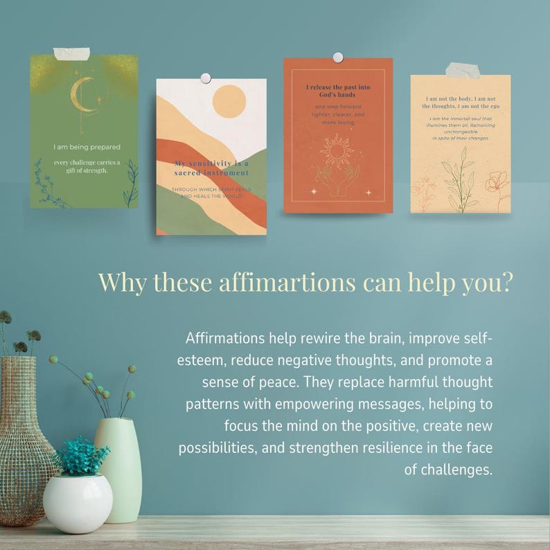 Daily Positive Quotes for Mindfulness Motivational Healing Quotes Digital Download