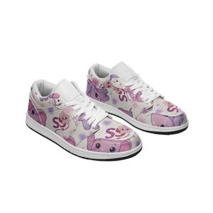 SoftSlipsy Elephant Star Sneakers, Y2K Animal Print, Pink Streetwear, Faux Leather Low Tops