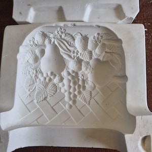Fruit Napkin Holder, Vintage 1995 Duncan Enterprises Slipcast Mold. DM-2000