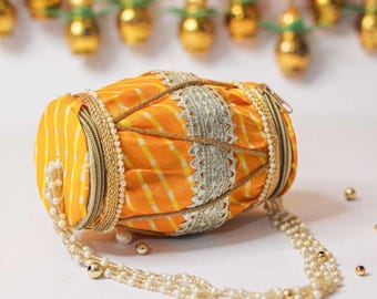 Decorated embroidered dholak  favour party