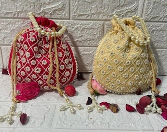 Potli bag mehndi haldi