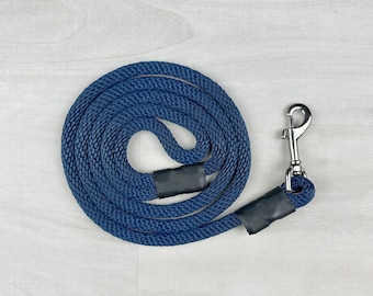 Navy Rope Dog Leash