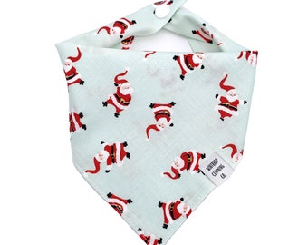 Dancing Santa Dog Bandana - Christmas Dog Bandana - Santa Dog Bandana