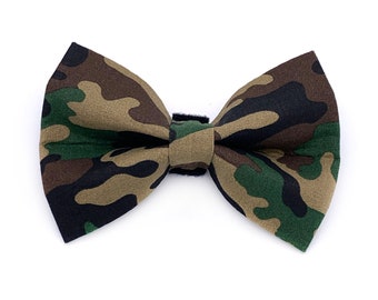 Camo Dog Bow Tie