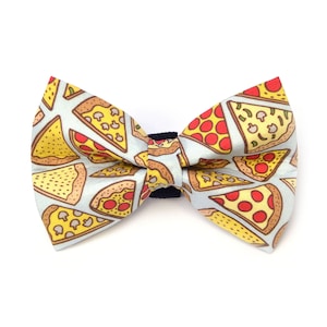 Pizza Dog Bow Tie - Pizza Lover - Pizza Dog Bow