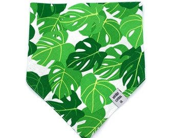 Monstera Dog Bandana