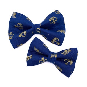 Gold Crown Dog Bow Tie Jubilee Dog Bow Tie image 2