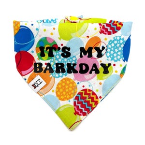 It's My Barkday Dog Bandana