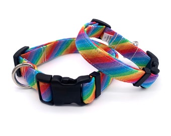 Rainbow Dog Collar