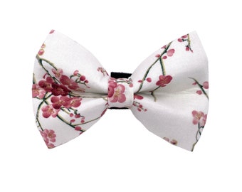 Cherry Blossom Dog Bow Tie