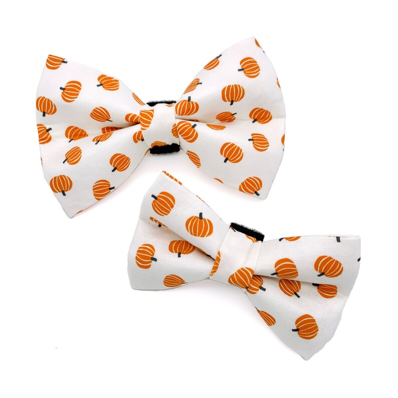 Pumpkin Halloween Dog Bow Tie image 4