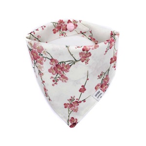 Cherry Blossom Dog Bandana Japanese Cherry Blossoms Washington D.C. Cherry Blossoms Dog Bandana imagen 1