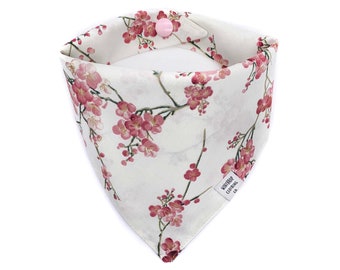 Cherry Blossom Dog Bandana - Japanese Cherry Blossoms - Washington D.C. Cherry Blossoms Dog Bandana