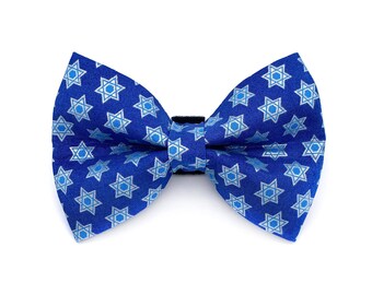 Hanukkah Blue Dog Bow Tie