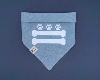 D.C. Bones Dog Bandanas - DC Pride - Washington D.C. - D.C. Flag