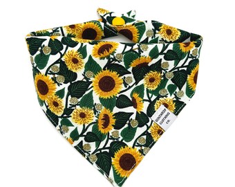 Sunflower Dog Bandana