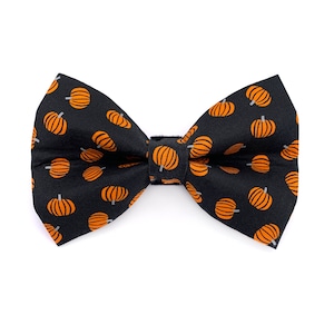 Pumpkin Halloween Dog Bow Tie image 1