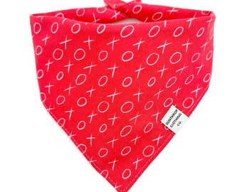 Hugs and Kisses Dog Bandana