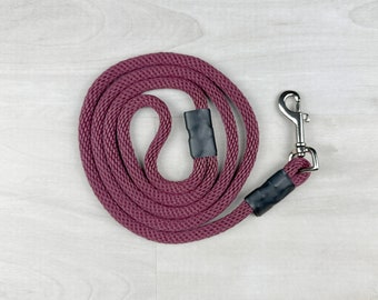 Maroon Rope Dog Leash