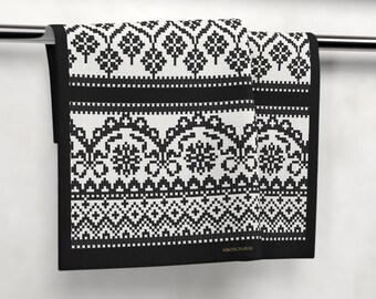 Cotton-Poly 28"x16"  Vintage Classic Hand Towel |  Kitchen | Decor