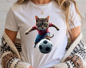 Patriotic Cat Tee | Independence Day USA Flag Illustration