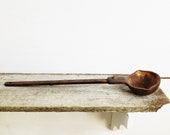Vintage Cast Iron Smelting Ladle, Double Spout, Blacksmithing Tools, Aged and Rusty, Wall Hanging, Metalworking Tools