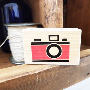 Small Camera Rubber Stamp, Destash Scrapbooking, Journaling, Mixed Media Supplies, Junk Journaling, #2967