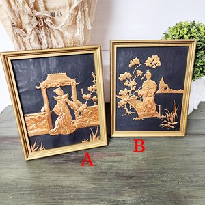銅板　vintage Art Vintage Metal Artwork 2 Copper Art Embossed Pictures