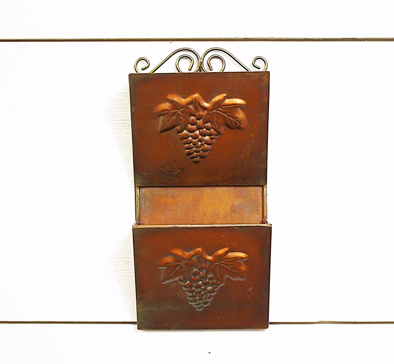Vintage Metal Letter Holder Letter Holder Wall Hanging Etsy