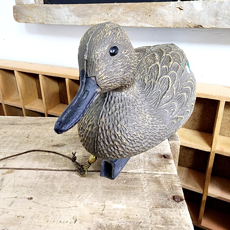 Señuelo de pato de plástico Flambeau vintage: Decoración de hogar Lodge imagen 4