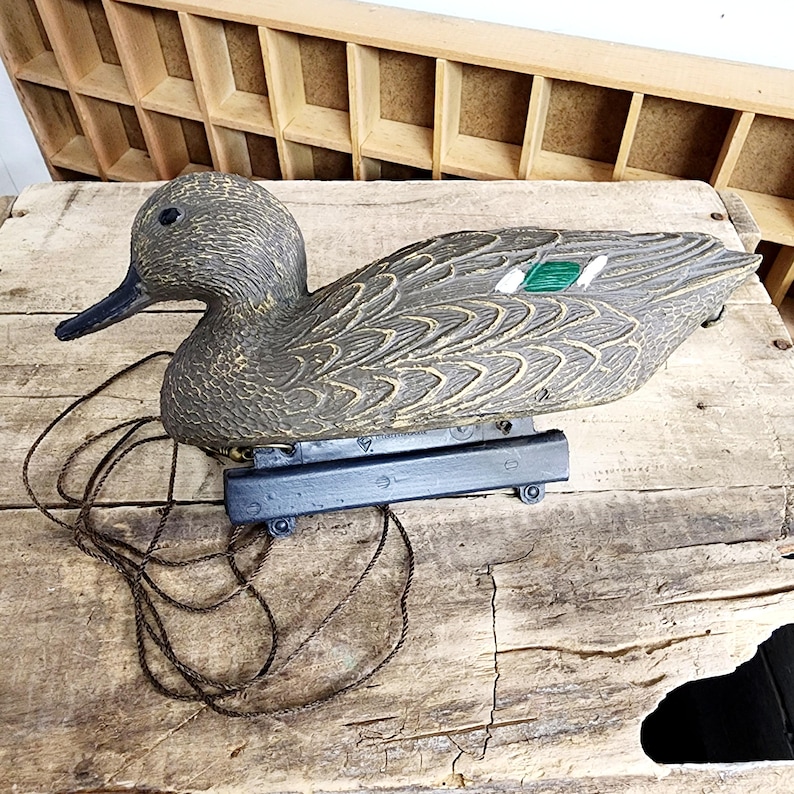 Señuelo de pato de plástico Flambeau vintage: Decoración de hogar Lodge imagen 2
