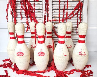 Amflite II Bowling Pin Wibc/abc Approved Amf Plastic Coated Usa
