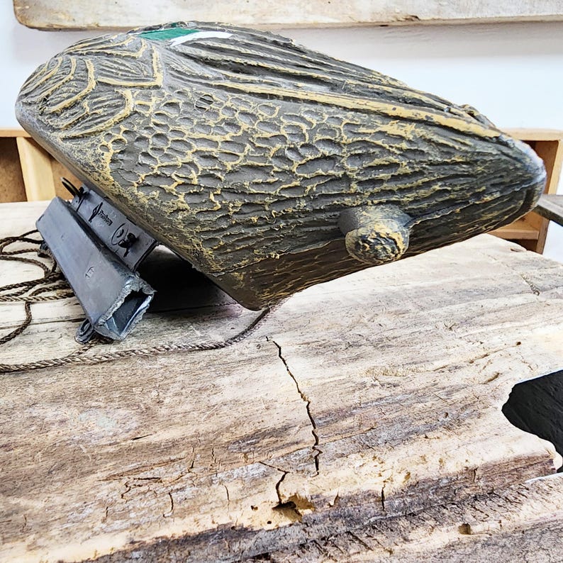 Señuelo de pato de plástico Flambeau vintage: Decoración de hogar Lodge imagen 8