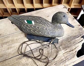 Vintage Flambeau Plastic Duck Decoy: Lodge Home Accent