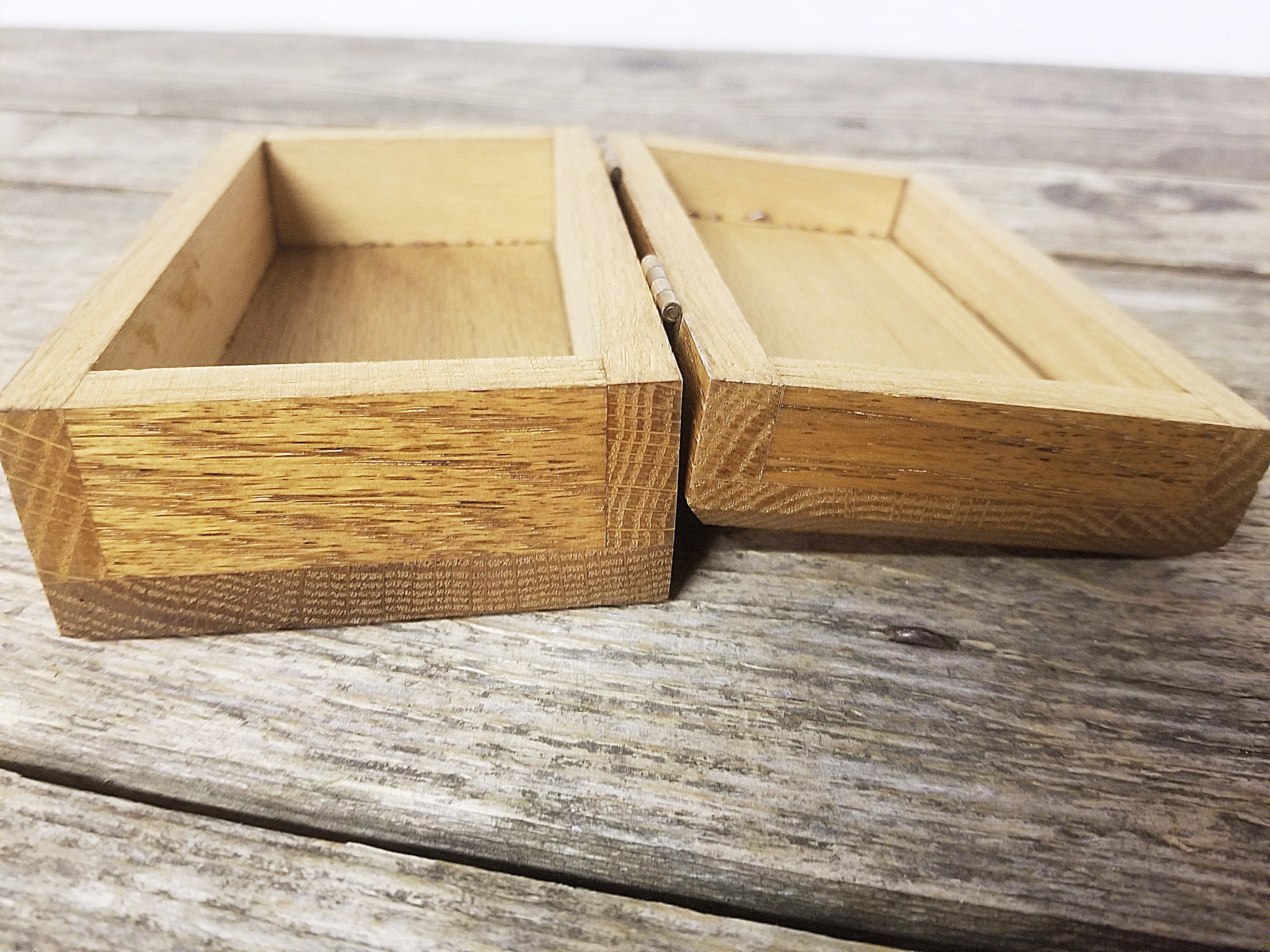 Small Solid Wood Box Craft Supplies Paintable Wood Box DIY Etsy