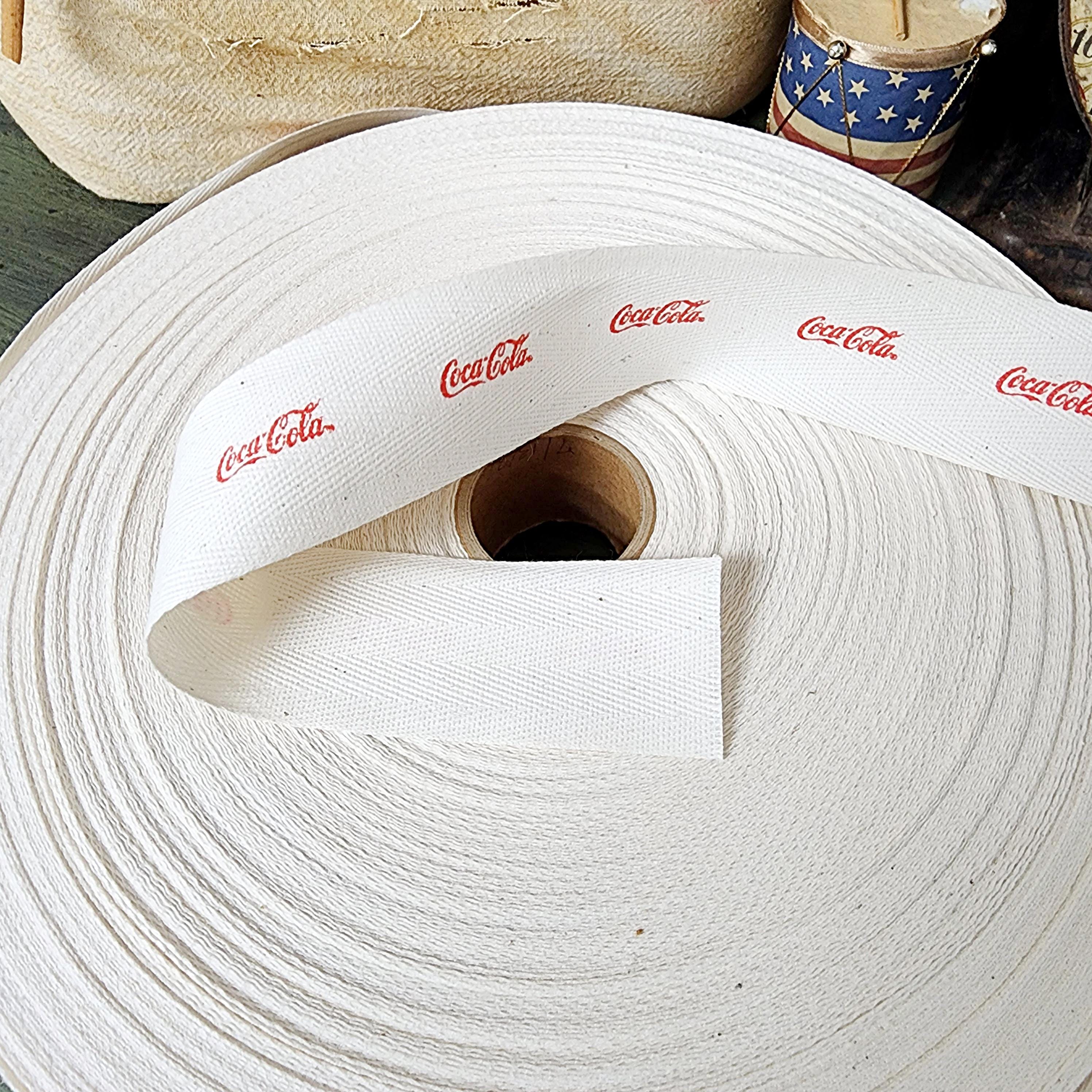 String Coca Coca Cola Cotton Twill Ribbon: 1.5 Inch Wide, 2 Yards - Etsy