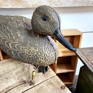 Señuelo de pato de plástico Flambeau vintage: Decoración de hogar Lodge imagen 3