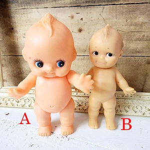 Choice Vintage Kewpie Doll, Collectible, Aged, Vintage Doll, Cameo and Plain Kewpie Dolls, #4969