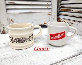 Choice Vintage Shaving Cup, Ceramic Mug, Preowned, Collectible, Vanity Decor, Barbershop, Burma-Shave, #5664