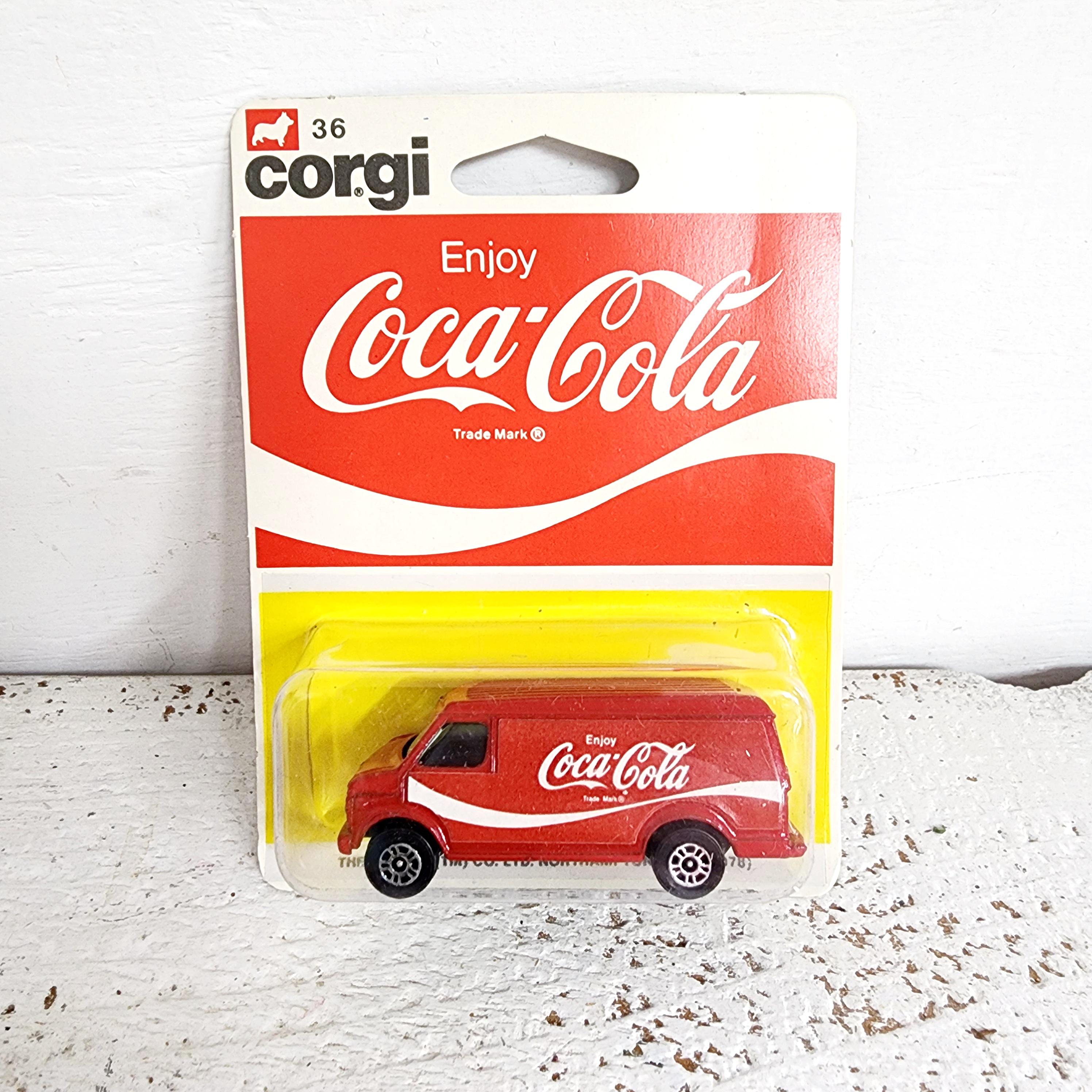 【新品】Corgi コカ・コーラ ダイキャストカー 6台セット 1978 Corgi 36 Coca Cola Van, Corgie Junior, New Old Stock, Made in