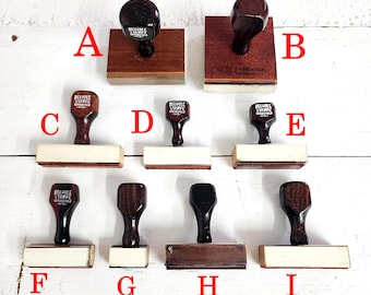 Vintage Blank Wood Handled Rubber Stamper: DIY Craft Supply