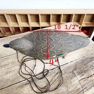 Señuelo de pato de plástico Flambeau vintage: Decoración de hogar Lodge imagen 5